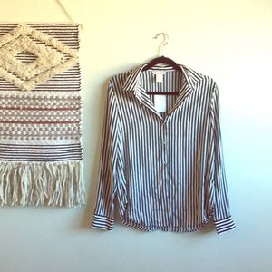 H&M striped long sleeve